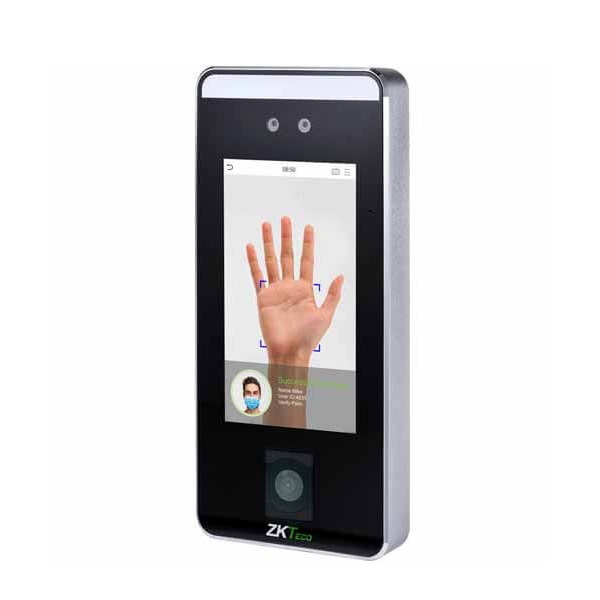 Máy chấm công kiểm soát cửa ra vào nhận dạng khuôn mặt ZKTeco SpeedFace-V5L[QR]-1